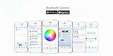 Magic Smart LED Bluetooth Kerzen Mit Handy-App Flammenlose Teelichter, flackernde Kerze, elektrische Kerzenlichter Batterie Weihnachtskerzen Deko für Weihnachten, Hochzeit, Geburtstags, Party - 7