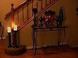 Flammenlose Kerze LED-Kerze 10-Tasten-Fernbedienung und Timer 24hrs Höhe 4 „5“ 6 „elfenbein Set von 3 - 4