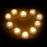 12stk Flammenlose LED Teelicht Kerzen Batteriebetriebene Tauchparty Geburtstags Hochzeit Weihnachtsdekoration Warmes Weiß - 7