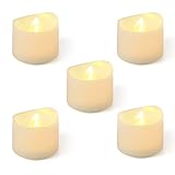 LED Teelichter Flammenlose Kerzen, Kohree 24 batteriebetriebene flackernde Kerzen, warmes Weiß - 3