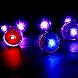 MAVIE 10 pcs 13 Farben Mini Unterwasser Teelicht LED Kerzenlicht mit 2 Fernbedienung für Hochzeit/Geburtstagsfeier/Festivalfeier/Vase/Badewanne/Aquarium - 5