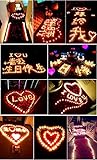 12 x LED flackernde Kerzen, flammenlose Teelichter für die Dekoration von Festen und Hochzeiten, mit Batterien, mit gratis Batterien, von RICISUNG, warmweiß - 5