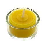 Toms Bienen 72 Teelichter mit 3 Glasschalen aus 100% reinem Bienenwachs - 2