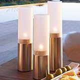 blomus 65055 Faro Set 3 Windlichter-Set, edelstahl matt - 4