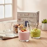 Teelichtgläser, 12er Set Trichterform 7,5 x 5,5 x 7,5 cm für Tischdeko, Gastgeschenke, Hochzeitsdeko, Partydeko etc. - 8