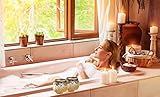 Home&Decorations 2er Set H&D® Original Windlicht Teelichtglas Rot Gold Silber Antiker Windlichthalter Kerzenglas Glasvase Windlichtglas Laterne Glas Vase Kerze Ø10cm (Gold) - 3