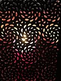 3er Set Orientalisches Windlicht Laterne orientalisch Aleyna 14cm Groß | Orientalische Vintage Teelichthalter Kupferfarben innen schwarz außen | Marokkanische Windlichter aus Metall als Dekoration - 5