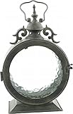 Metall Laterne“Bullauge“, Garten Windlicht - 5