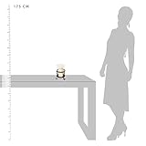 Varia Living Windlicht Horaz aus Metall | Mit Glaszylinder als Windschutz | Vintage | Modern und Klassisch | Für Große Kerzen | Höhe 15cm X D 10cm - 6