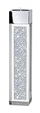 Implexions by connexion Moderner Teelichthalter Pylon mittel mit Swarovski Elements Kristallen/Besondere Tisch-Dekoration