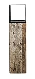 Canett Furniture Blackwood Dekosäule Set Windlichter Gartensäule Groß, Holz Säule, Schwarz / braun, Satz Von 2. (34 x 34 x 134 cm 28 x 28 x 108 cm) - 6
