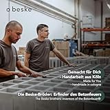 Beske-Betonfeuer mit ‚Dauerdocht‘ | Größe 13x13x13 | Wiederbefüllbare Gartenfackel | ‚Unendliche‘ Brenndauer durch umweltfreundliches Recycling von Kerzenwachs - 9