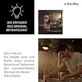 Beske-Betonfeuer mit ‚Dauerdocht‘ | Größe 24x24x13 | Wiederbefüllbare Gartenfackel | ‚Unendliche‘ Brenndauer durch umweltfreundliches Recycling von Kerzenwachs - 7