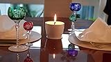 Der Perlenspieler® – Kerzenschmelzer-Tischlicht In-/Outdoor-Typ Schwarzer Schiefer-ca.13,5 cm x 13,5 cm - 3