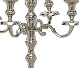 Victoria Kerzenleuchter Kerzenständer 120 cm hoch Aluminium silber Deko für gehobenes Ambiente - 3
