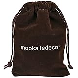 mookaitedecor Metall Drink Untersetzer Set von 4, Tee Licht Kerzenhalter Home Tisch Schutz Dekoration Leaf Shape - Gold Color - 5