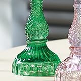 Loberon Kerzenständer 6er Set Moana, Glas, H/Ø ca. 22/10 cm, bunt - 7