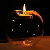 Durobayuusaku 8 cm / 10 cm / 12cm freier rundes Hohl hitzebeständiges Glas Leuchter Hochzeit Ende Kerzenständer Esszimmer Dekoration - 7