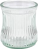 gouveo 24er Set Teelichtgläser Vintage und 28-seitige Flaschendiscount-Rezeptbroschüre Windlichter, Windlichthalter, Vase, Dessertglas - 2