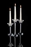 ofia's Exclusives Design-Set von 3 Kerzenständern mit Swarovski-Kristallen - Dekoration - Hochzeit - Jahrestag - Einweihungsfeier - 7