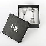 H & D K9 Kristall Kerzenständer Stick Kerzenhalter mit Mini Diamond für Home Decor, Kristall, Packung mit 2 gefüllt - 5