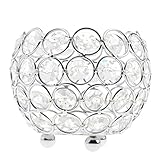 Homyl 4pcs Kristall Kugel Teelichthalter Kerzenständer Kerzenhalter Romantische Deko für Hochzeit/Schlafzimmer/Wohnzimmer - 4