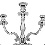Kerzenleuchter 5-armig Silber 60cm - Kerzenständer Kerzenhalter Kerzen Leuchter Kandelaber Dekoration【Modell- & Farbauswahl】 - 8