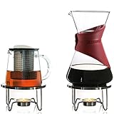 Finum TEA WARMER Tee Stövchen aus Edelstahl - Design Teewärmer für TEA CONTROL & andere Teekannen - Teekannenwärmer für Teelicht - Warmhalter rund - 2