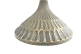 Jüdischer Kerzenleuchter Menorah Messing Chanukka Leuchter Chanukkaleuchter brüniert 29cm - 3