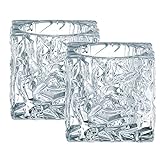 Spiegelau & Nachtmann, 2er-Set Votiv, Kristallglas, Höhe: 7 cm, Ice Cube, 0090029-0