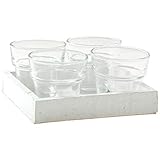 MIK funshopping Teelichthalter aus Glas Pot 6,5 x 6,5 cm (8) - 3