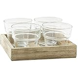 MIK funshopping Teelichthalter aus Glas Pot 6,5 x 6,5 cm (8) - 4