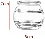 Ami Europe 20 Stück kleine Windlichter 7cm Kerzengläser für Teelichter Teelichtglas - 2