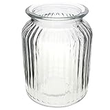 Annastore 12 x Windlichter aus Glas H 14,5 cm inkl.Dekoband, auch für große Teelichter ideal - 6