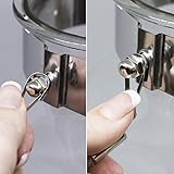 Dekovita Vorratsglas 5l H:30/D:16/Ö:10,6cm Korkdeckel Kordel Edelstahl Gartenlaterne Glasbehälter Dekoglas Windlicht - 5