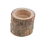 FLAMEER 20 Stück Naturholz Baumstumpf Teelichthalter Kerzenhalter, Höhe 5cm - 5