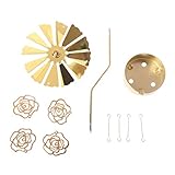 FXCO Spinning Rotary Karussell Teelicht Kerzenständer Stand Licht Geschenk Hochzeit Dekor (Engel) - 7
