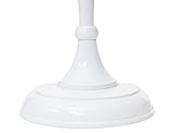 Mendler Kerzenleuchter HWC-D81, Kerzenständer Leuchter Kerzenhalter, 5-armig aus Aluminium 31cm massiv 0,6kg ~ Farbe: Weiß - 4