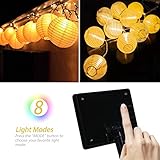 Solar LED Laternenkette für die Terrasse oder Garten – Länger 4.8 Meter & 30 LEDs - 2